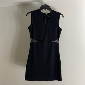 Never worn little black mesh dress